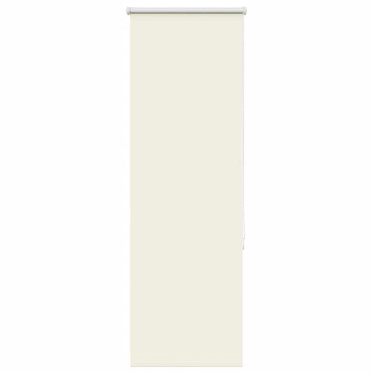 vidaXL Roller Blind Blackout Off White 60x150 cm Fabric Width 55.7 cm Polyester