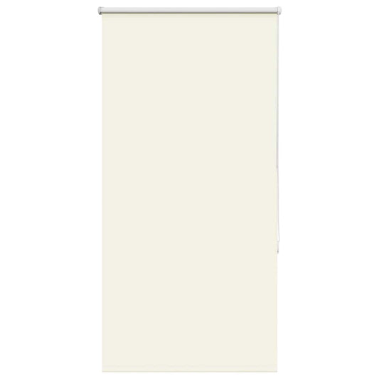 vidaXL Roller Blind Blackout Off White 65x150 cm Fabric Width 60.7 cm Polyester