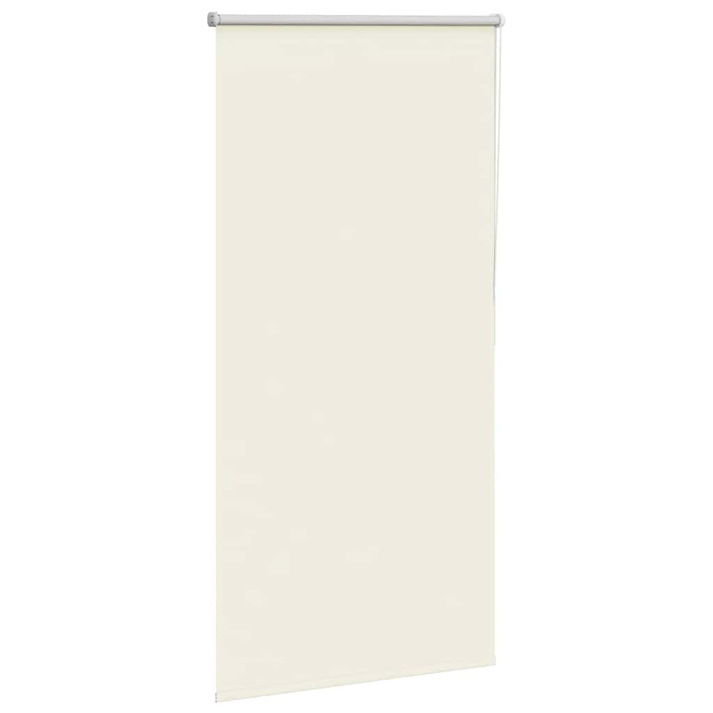 vidaXL Roller Blind Blackout Off White 65x150 cm Fabric Width 60.7 cm Polyester