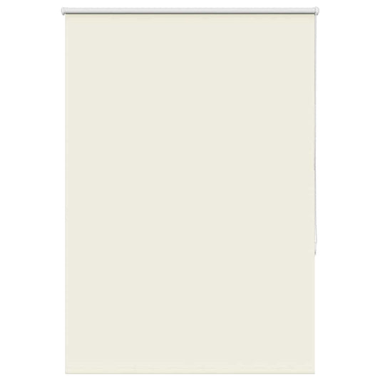 vidaXL Roller Blind Blackout Off White 90x150 cm Fabric Width 85.7 cm Polyester