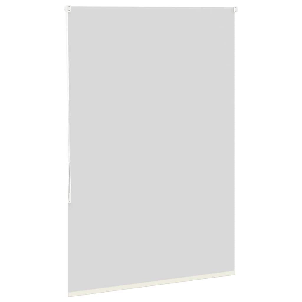 vidaXL Roller Blind Blackout Off White 95x150 cm Fabric Width 90.7 cm Polyester