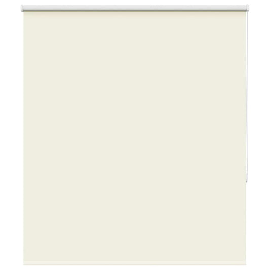 vidaXL Roller Blind Blackout Off White 125x150 cm Fabric Width 121.6 cm Polyester