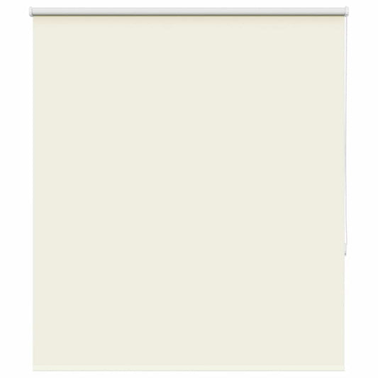 vidaXL Roller Blind Blackout Off White 135x150 cm Fabric Width 131.6 cm Polyester