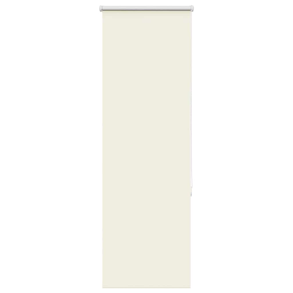 vidaXL Roller Blind Blackout Off White 45x175 cm Fabric Width 40.7 cm Polyester