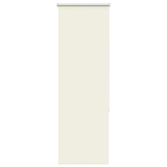 vidaXL Roller Blind Blackout Off White 45x175 cm Fabric Width 40.7 cm Polyester