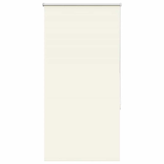 vidaXL Roller Blind Blackout Off White 80x175 cm Fabric Width 75.7 cm Polyester