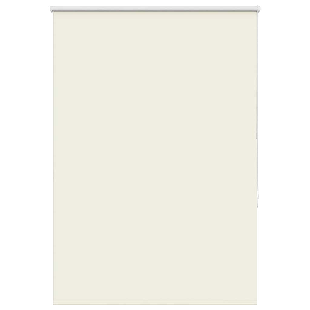 vidaXL Roller Blind Blackout Off White 90x175 cm Fabric Width 85.7 cm Polyester