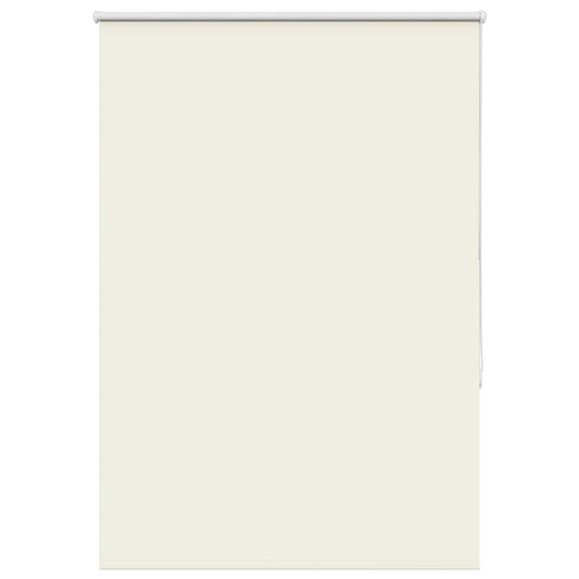 vidaXL Roller Blind Blackout Off White 110x175 cm Fabric Width 105.7 cm Polyester