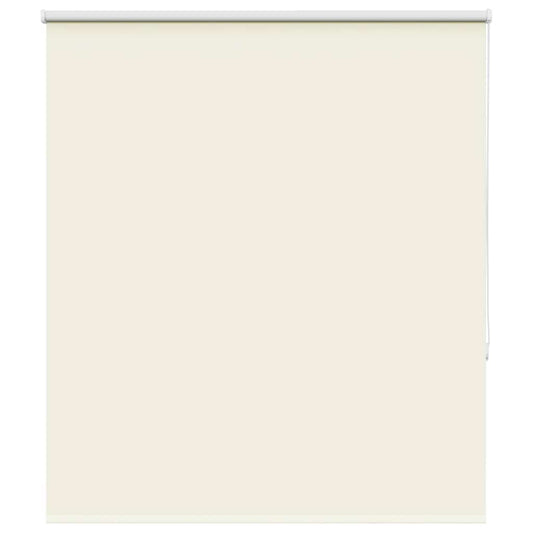 vidaXL Roller Blind Blackout Off White 140x175 cm Fabric Width 136.6 cm Polyester