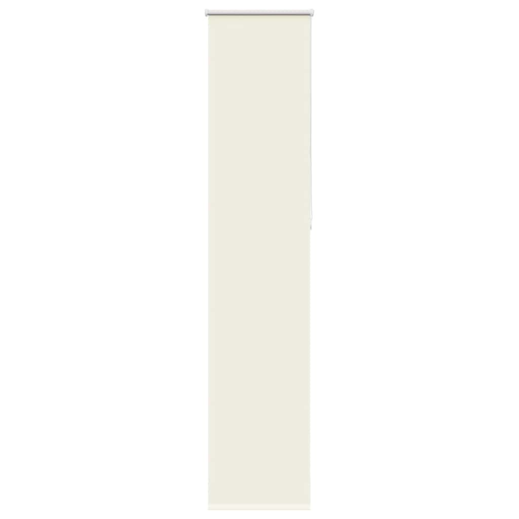 vidaXL Roller Blind Blackout Off White 40x210 cm Fabric Width 35.7 cm Polyester