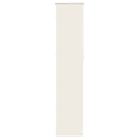 vidaXL Roller Blind Blackout Off White 40x210 cm Fabric Width 35.7 cm Polyester