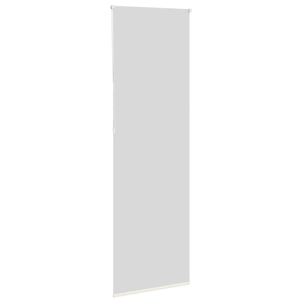 vidaXL Roller Blind Blackout Off White 65x210 cm Fabric Width 60.7 cm Polyester