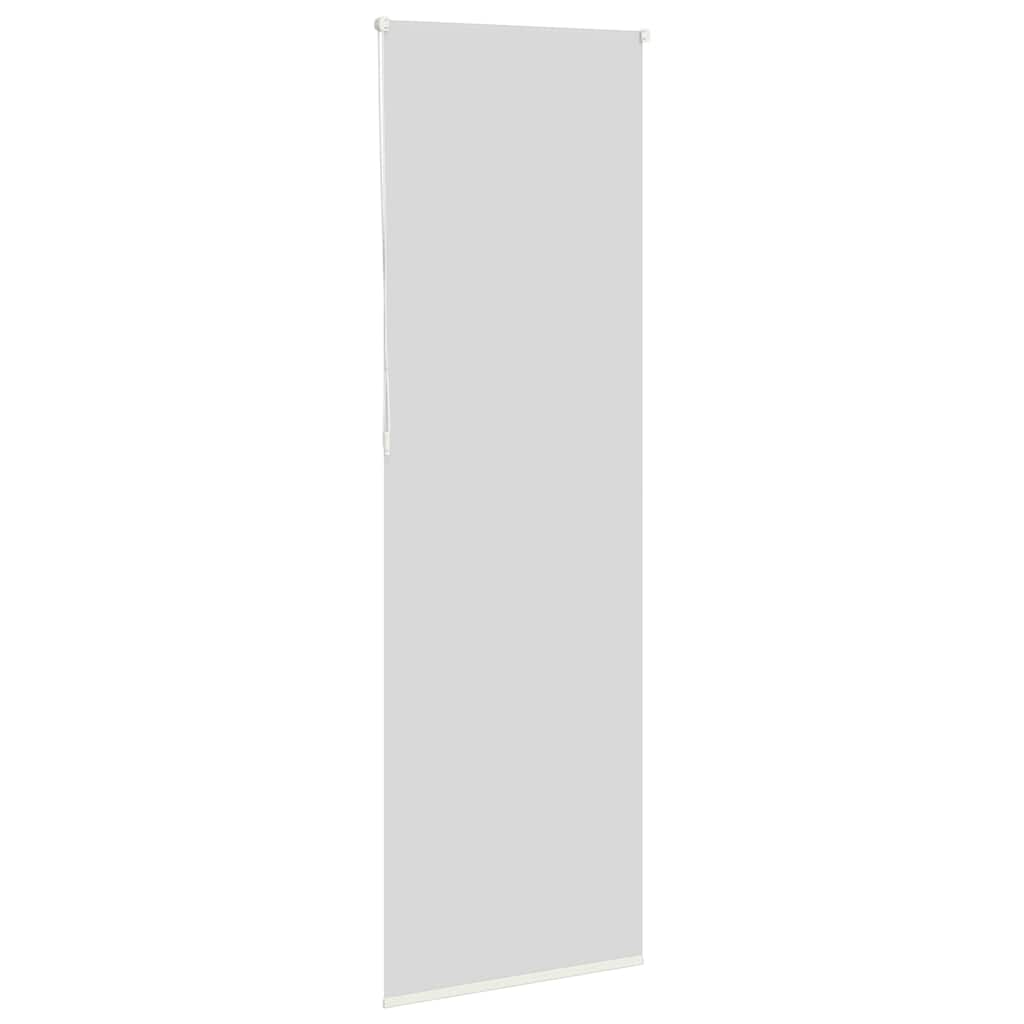 vidaXL Roller Blind Blackout Off White 80x210 cm Fabric Width 75.7 cm Polyester