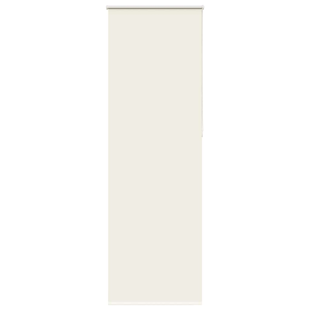 vidaXL Roller Blind Blackout Off White 85x210 cm Fabric Width 80.7 cm Polyester