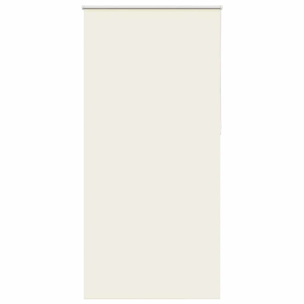 vidaXL Roller Blind Blackout Off White 95x210 cm Fabric Width 90.7 cm Polyester