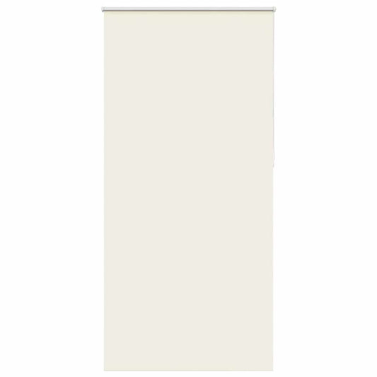 vidaXL Roller Blind Blackout Off White 95x210 cm Fabric Width 90.7 cm Polyester