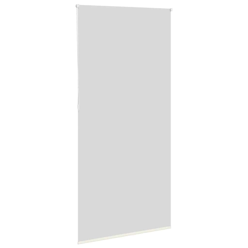 vidaXL Roller Blind Blackout Off White 95x210 cm Fabric Width 90.7 cm Polyester