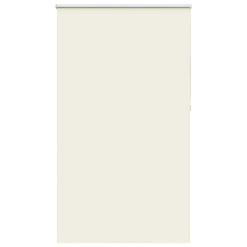 vidaXL Roller Blind Blackout Off White 120x210 cm Fabric Width 116.6 cm Polyester