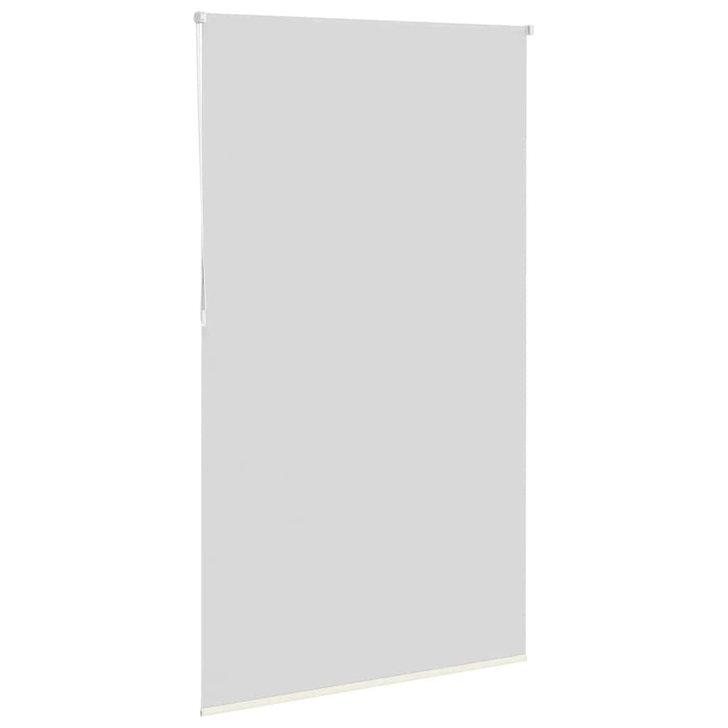 vidaXL Roller Blind Blackout Off White 130x210 cm Fabric Width 126.6 cm Polyester