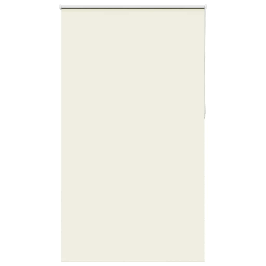 vidaXL Roller Blind Blackout Off White 135x210 cm Fabric Width 131.6 cm Polyester