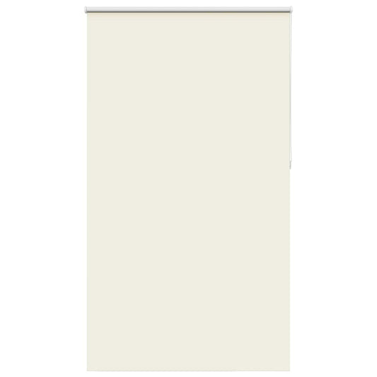 vidaXL Roller Blind Blackout Off White 140x210 cm Fabric Width 136.6 cm Polyester