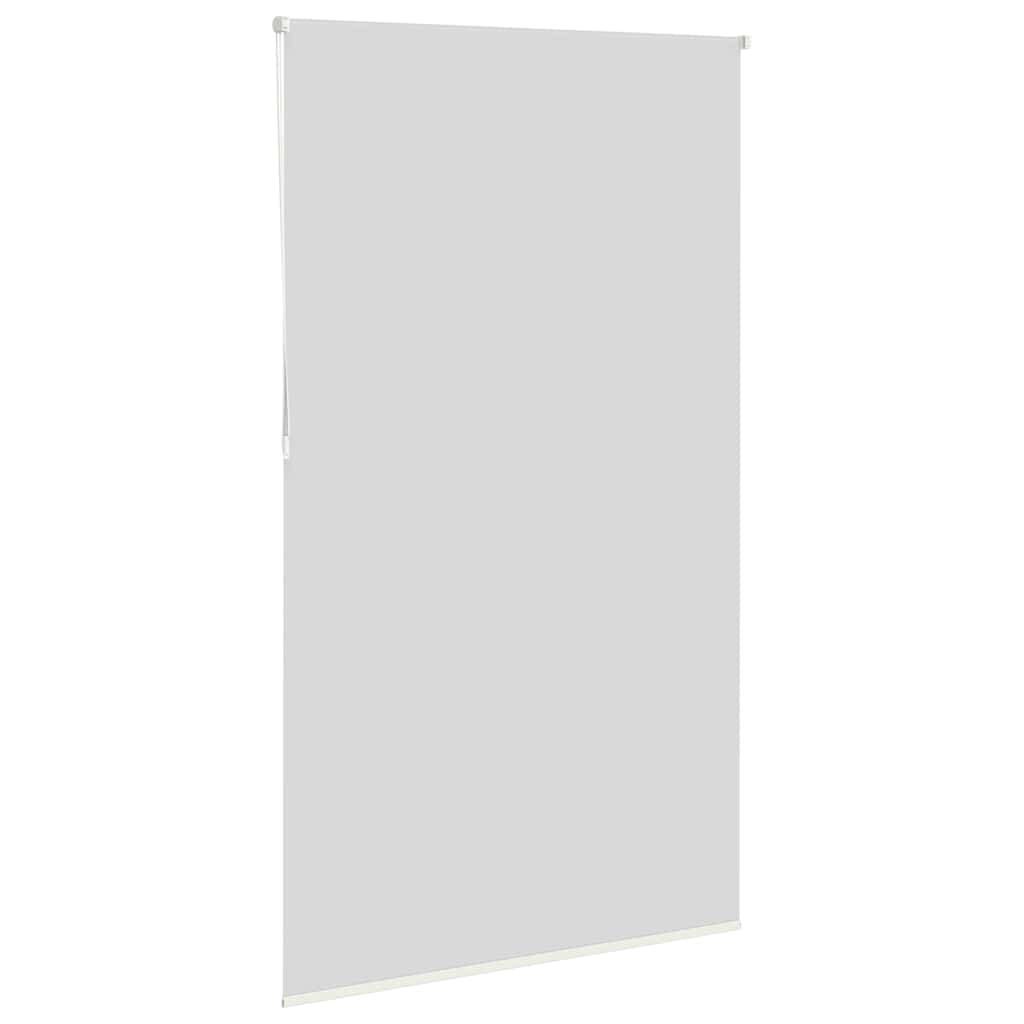 vidaXL Roller Blind Blackout Off White 140x210 cm Fabric Width 136.6 cm Polyester