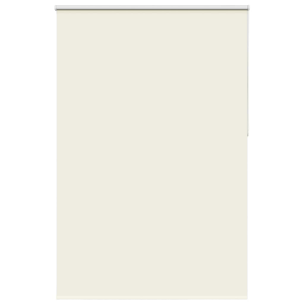 vidaXL Roller Blind Blackout Off White 145x210 cm Fabric Width 141.6 cm Polyester