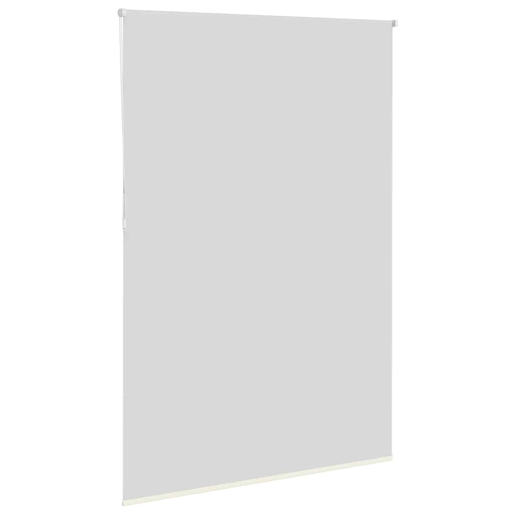 vidaXL Roller Blind Blackout Off White 145x210 cm Fabric Width 141.6 cm Polyester