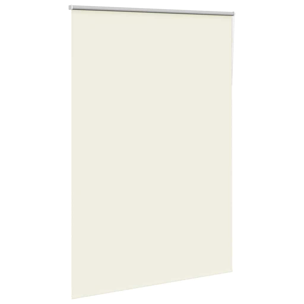 vidaXL Roller Blind Blackout Off White 150x210 cm Fabric Width 146.6 cm Polyester