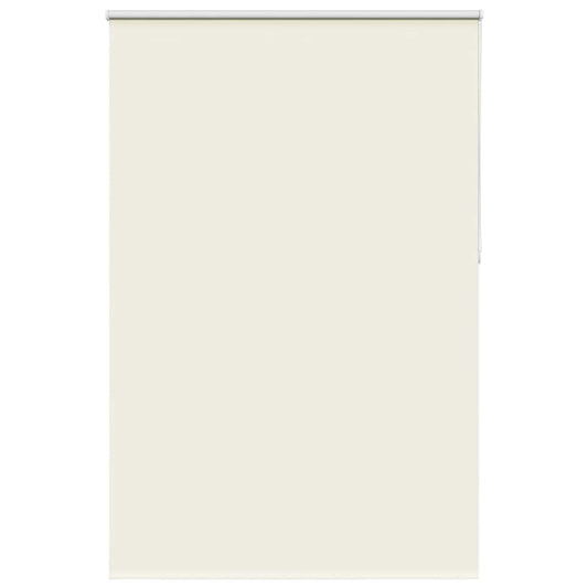 vidaXL Roller Blind Blackout Off White 155x210 cm Fabric Width 151.6 cm Polyester