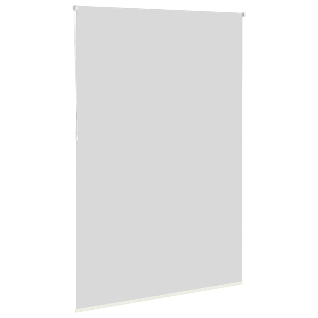 vidaXL Roller Blind Blackout Off White 160x210 cm Fabric Width 156.6 cm Polyester