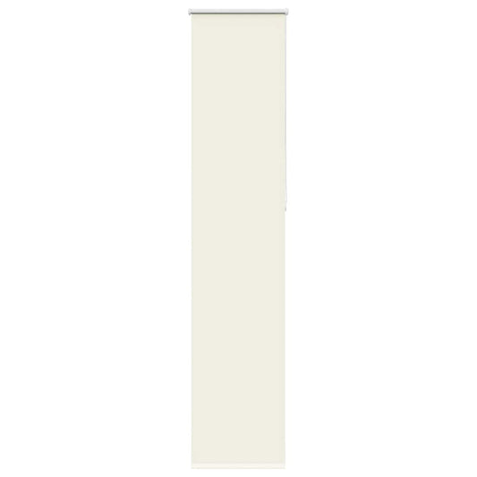 vidaXL Roller Blind Blackout Off White 40x230 cm Fabric Width 35.7 cm Polyester