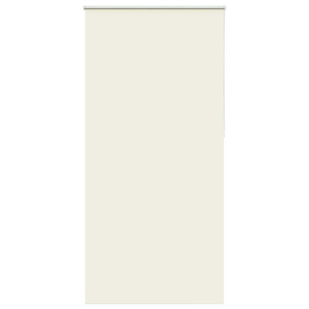 vidaXL Roller Blind Blackout Off White 90x230 cm Fabric Width 85.7 cm Polyester