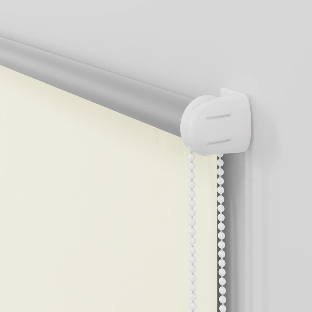 Roller Blind Blackout Off White 95x230 cm Fabric Width 90.7 cm Polyester