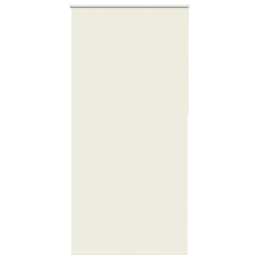 vidaXL Roller Blind Blackout Off White 100x230 cm Fabric Width 95.7 cm Polyester