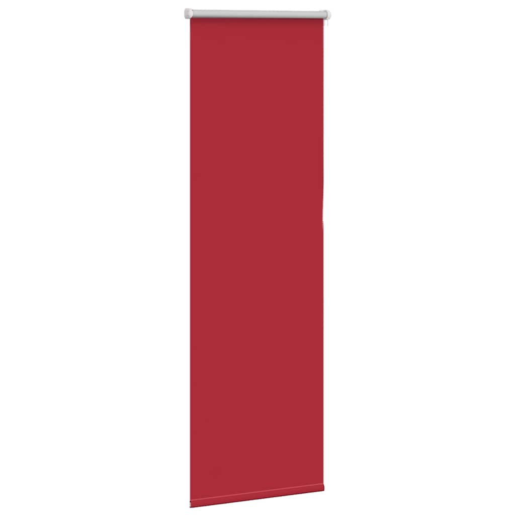 vidaXL Roller Blind Blackout Red 55x130 cm Fabric Width 50.7 cm Polyester