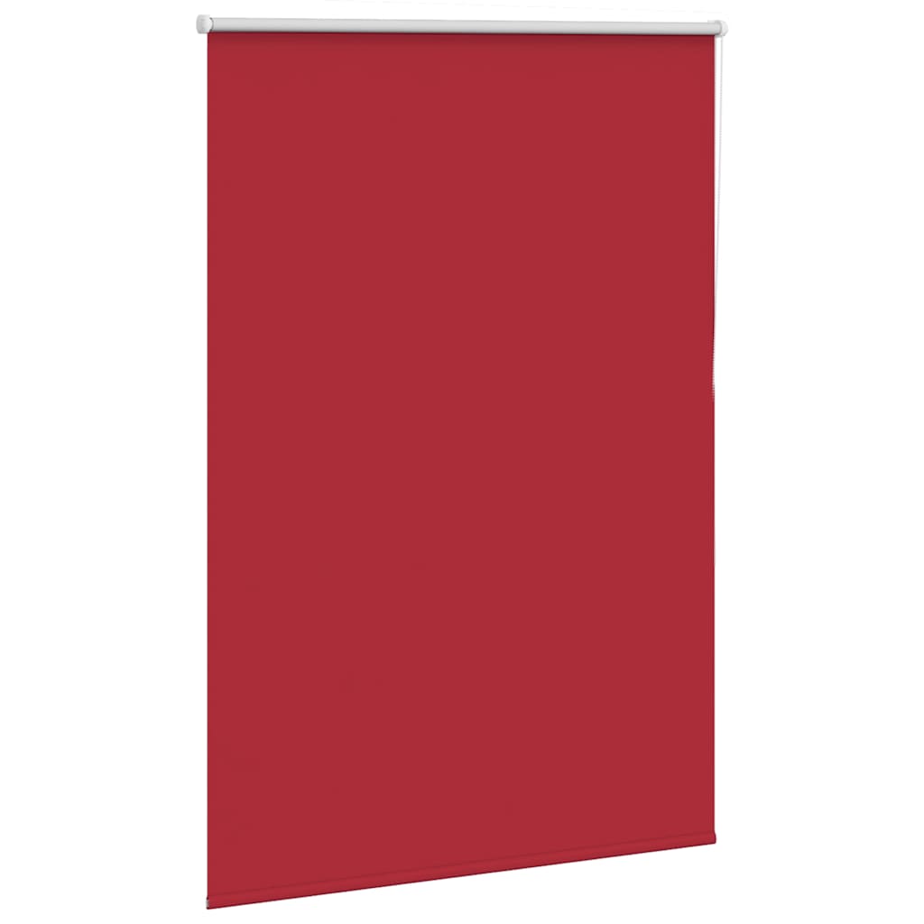 vidaXL Roller Blind Blackout Red 95x130 cm Fabric Width 90.7 cm Polyester