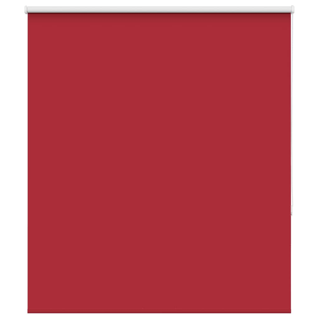 vidaXL Roller Blind Blackout Red 120x130 cm Fabric Width 116.6 cm Polyester