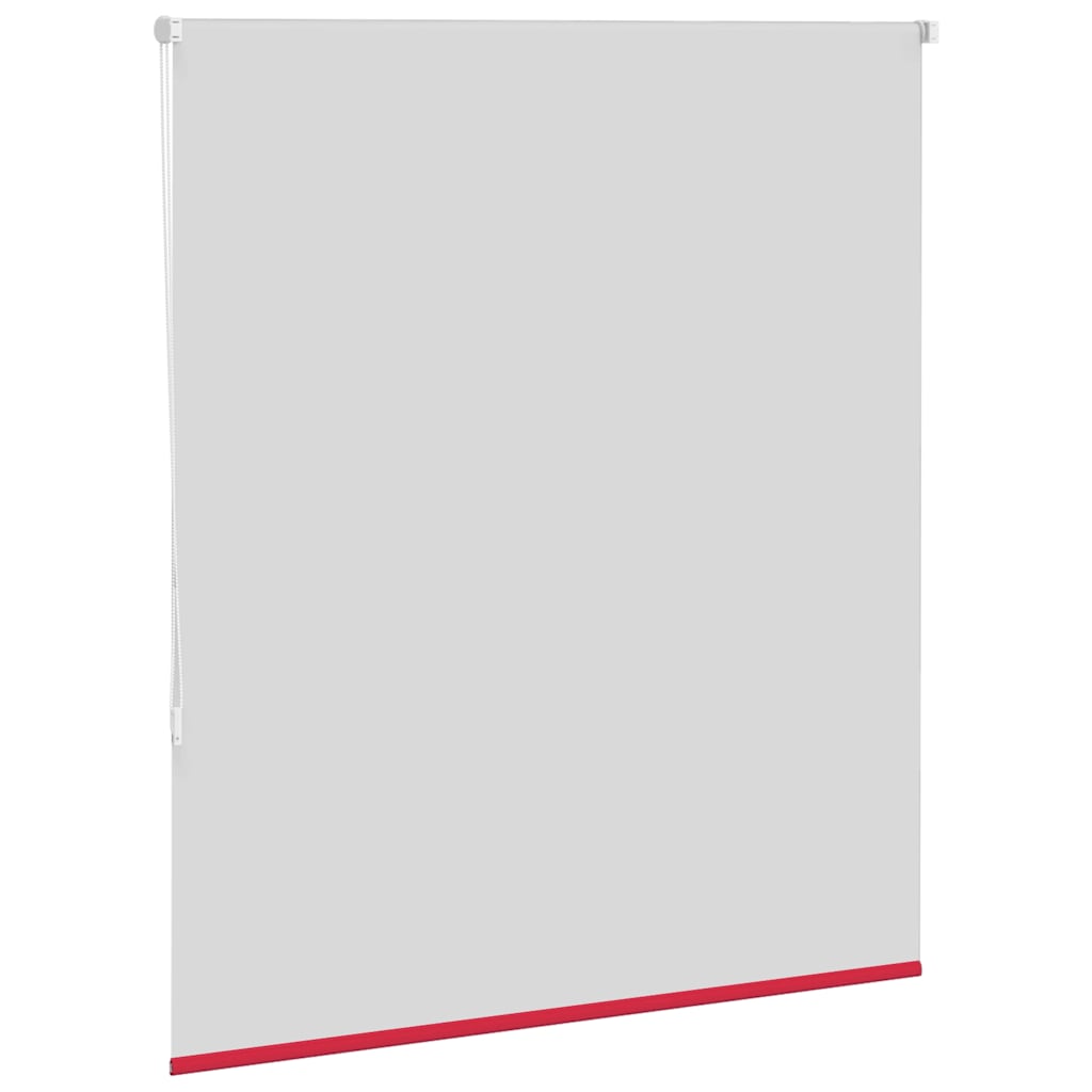 vidaXL Roller Blind Blackout Red 120x130 cm Fabric Width 116.6 cm Polyester