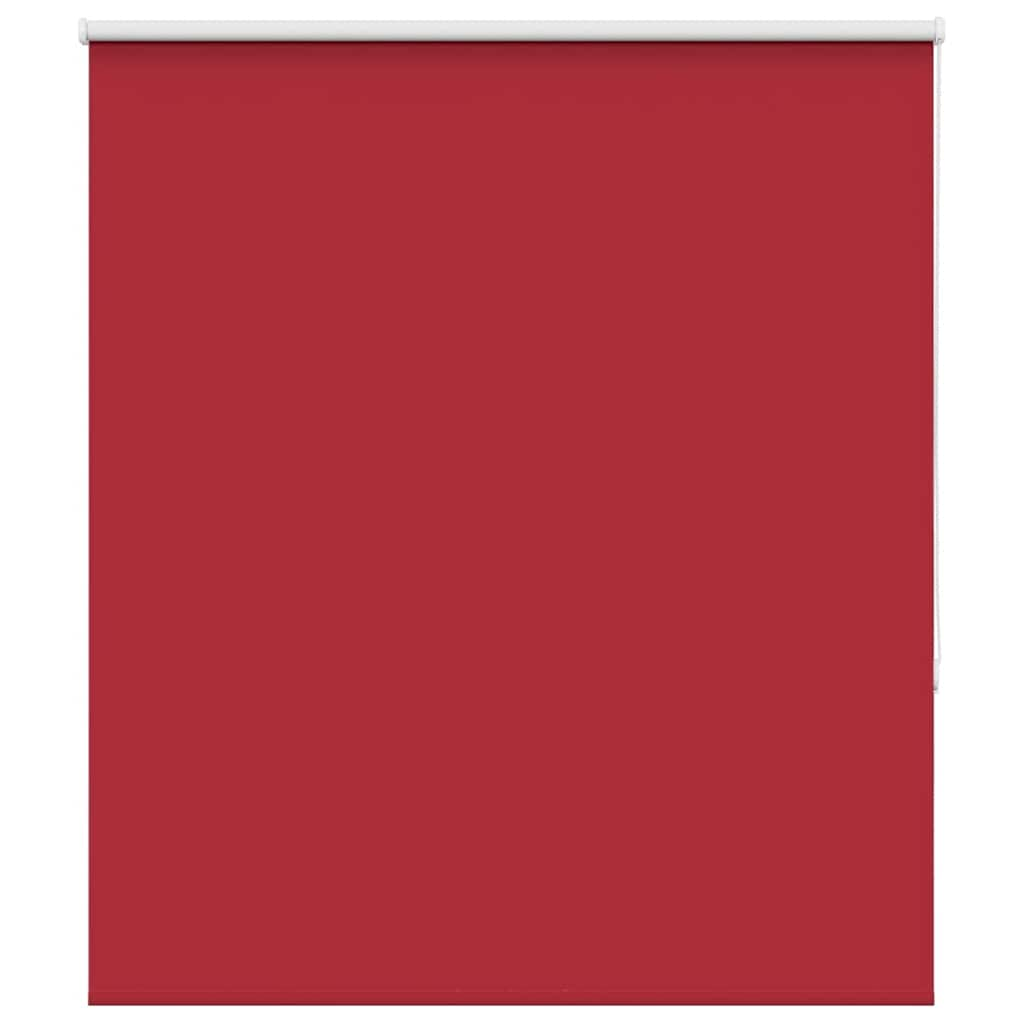 vidaXL Roller Blind Blackout Red 125x130 cm Fabric Width 121.6 cm Polyester