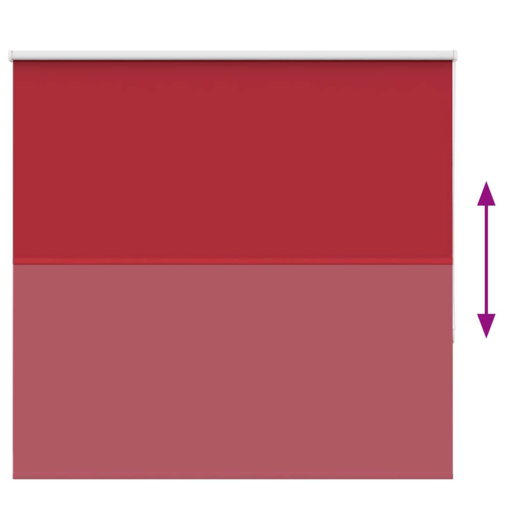 Roller Blind Blackout Red 160x130 cm Fabric Width 156.6 cm Polyester