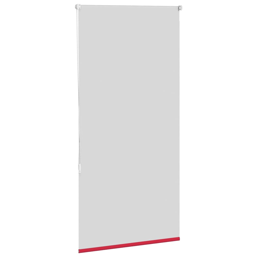 vidaXL Roller Blind Blackout Red 65x150 cm Fabric Width 60.7 cm Polyester