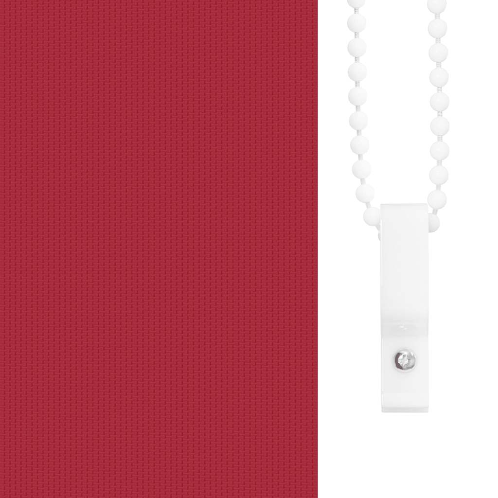 Roller Blind Blackout Red 125x150 cm Fabric Width 121.6 cm Polyester