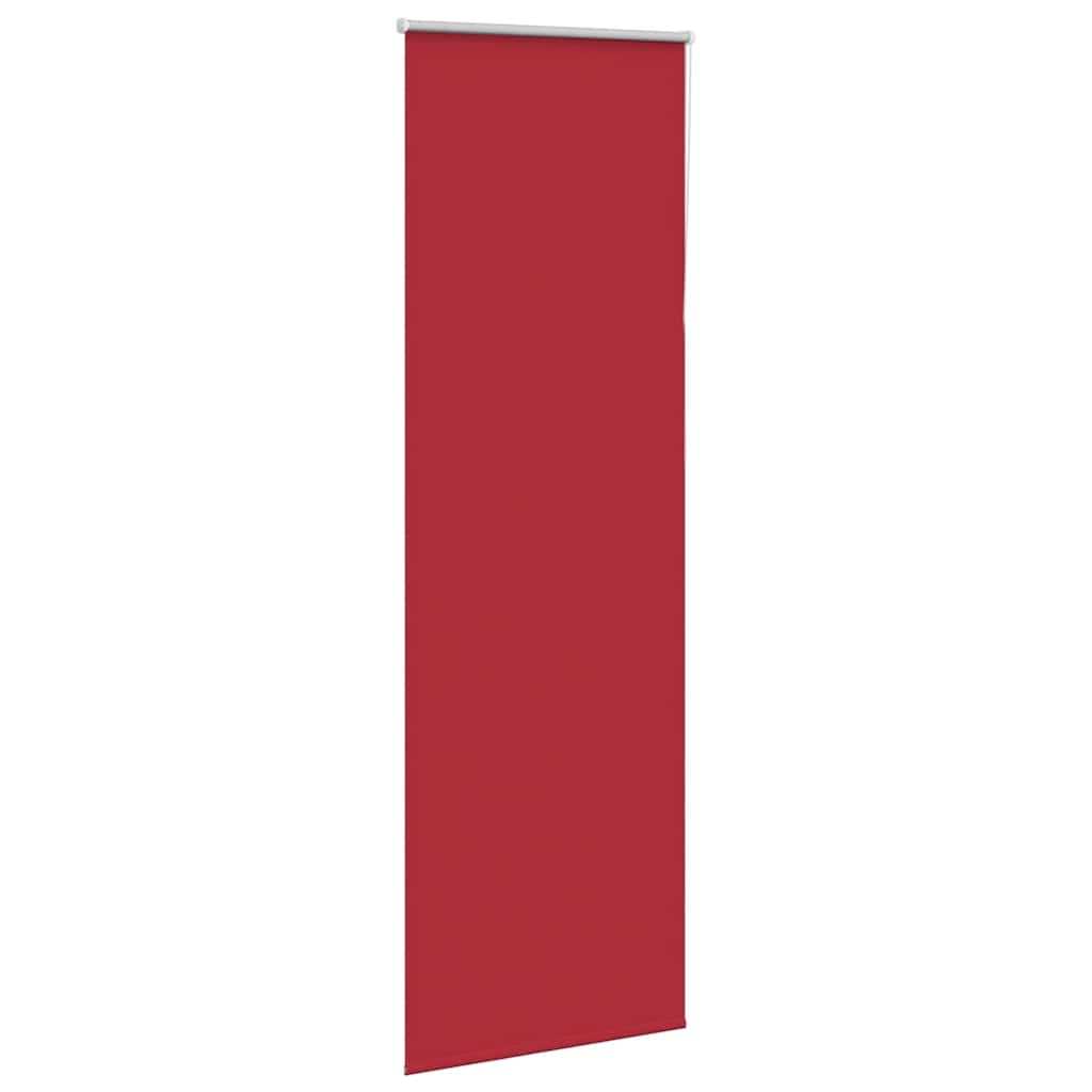 vidaXL Roller Blind Blackout Red 80x210 cm Fabric Width 75.7 cm Polyester