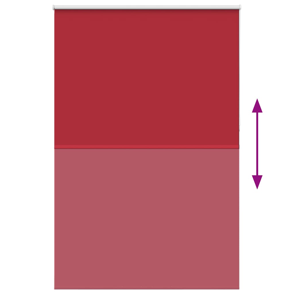 Roller Blind Blackout Red 155x210 cm Fabric Width 151.6 cm Polyester