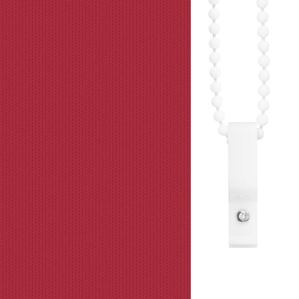 Roller Blind Blackout Red 105x230 cm Fabric Width 100.7 cm Polyester