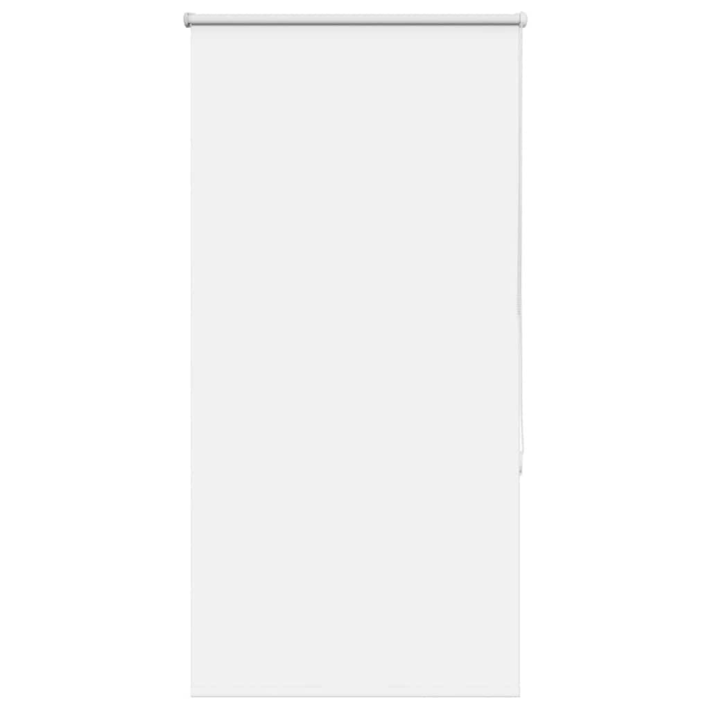 Roller Blind Blackout White 75x130 cm Fabric Width 70.7 cm Polyester