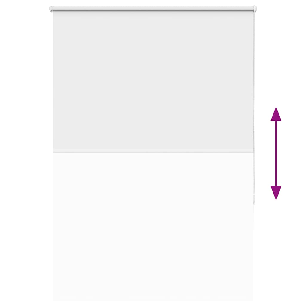 Roller Blind Blackout White 105x130 cm Fabric Width 100.7 cm Polyester