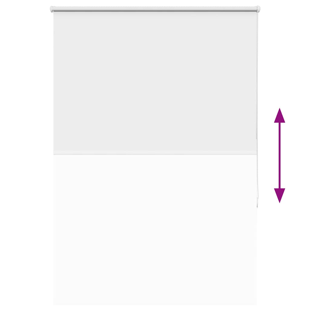 Roller Blind Blackout White 110x130 cm Fabric Width 105.7 cm Polyester