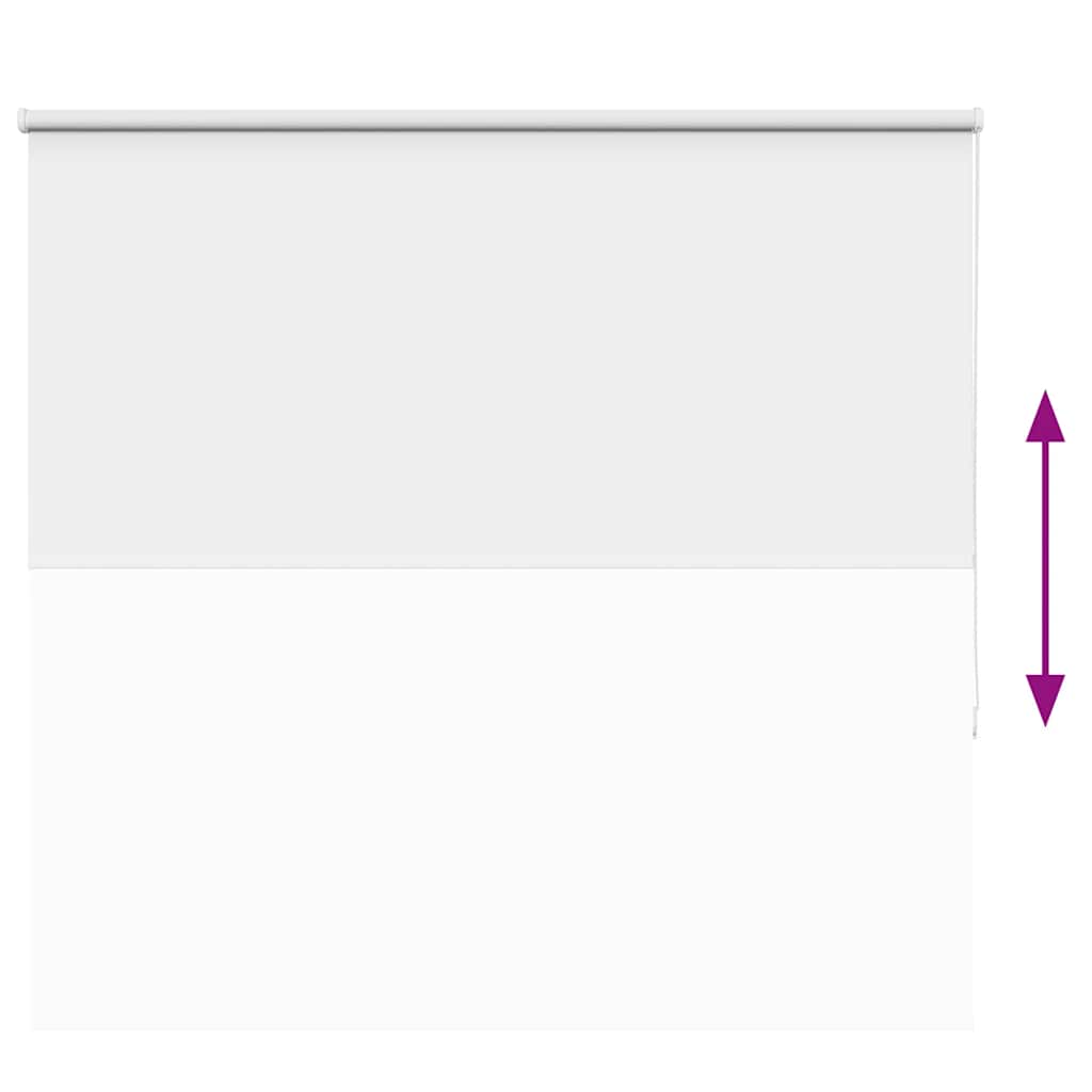 Roller Blind Blackout White 145x130 cm Fabric Width 141.6 cm Polyester